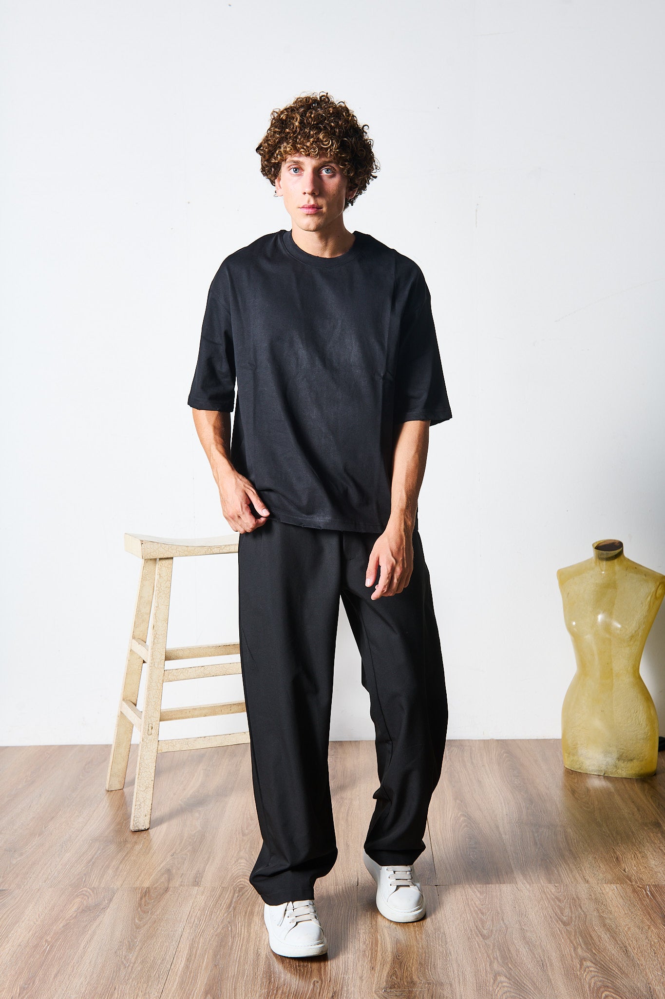 T-SHIRT CROP NERA