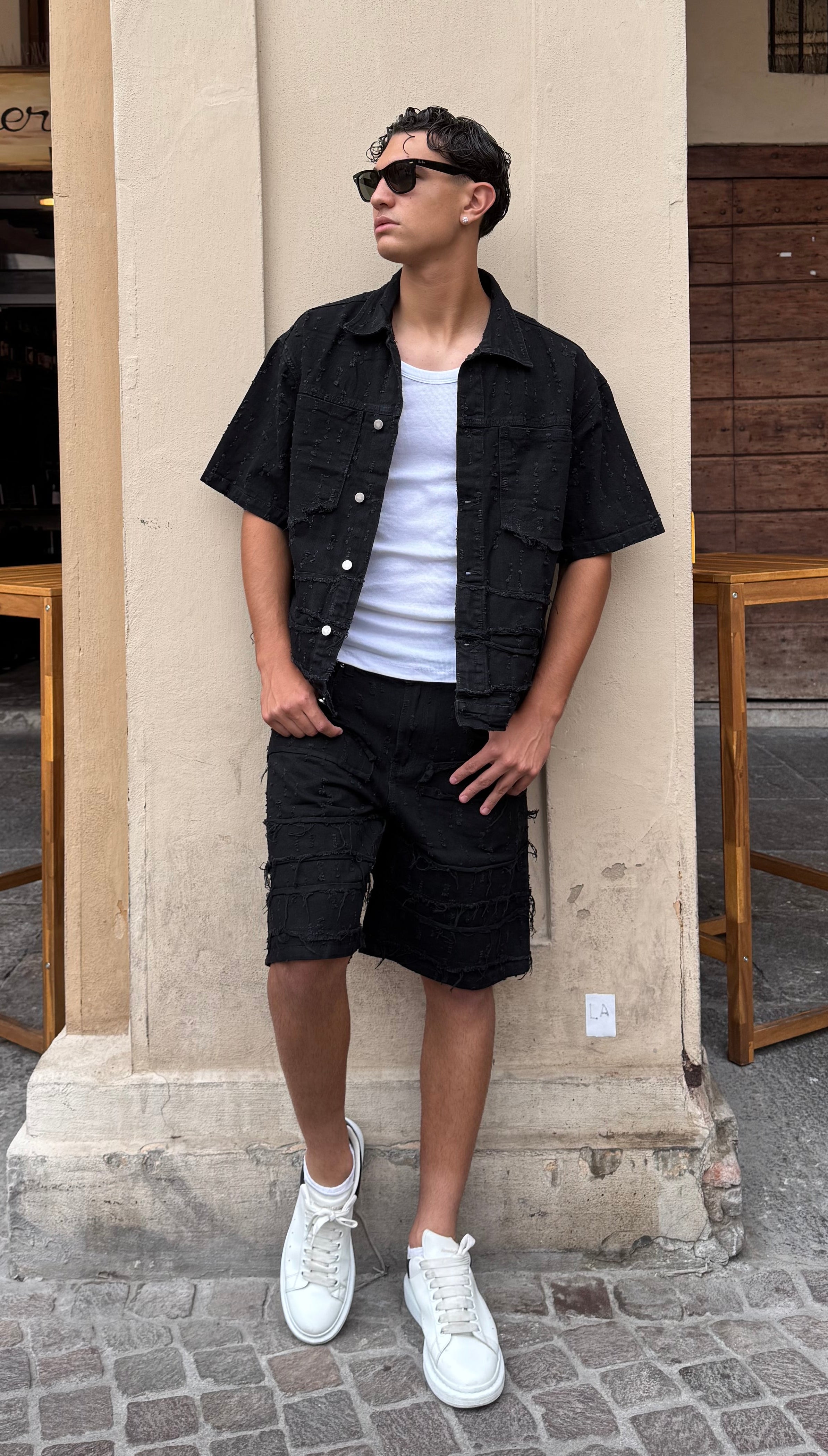 COMPLETO DEMIM BLACK MIAMI