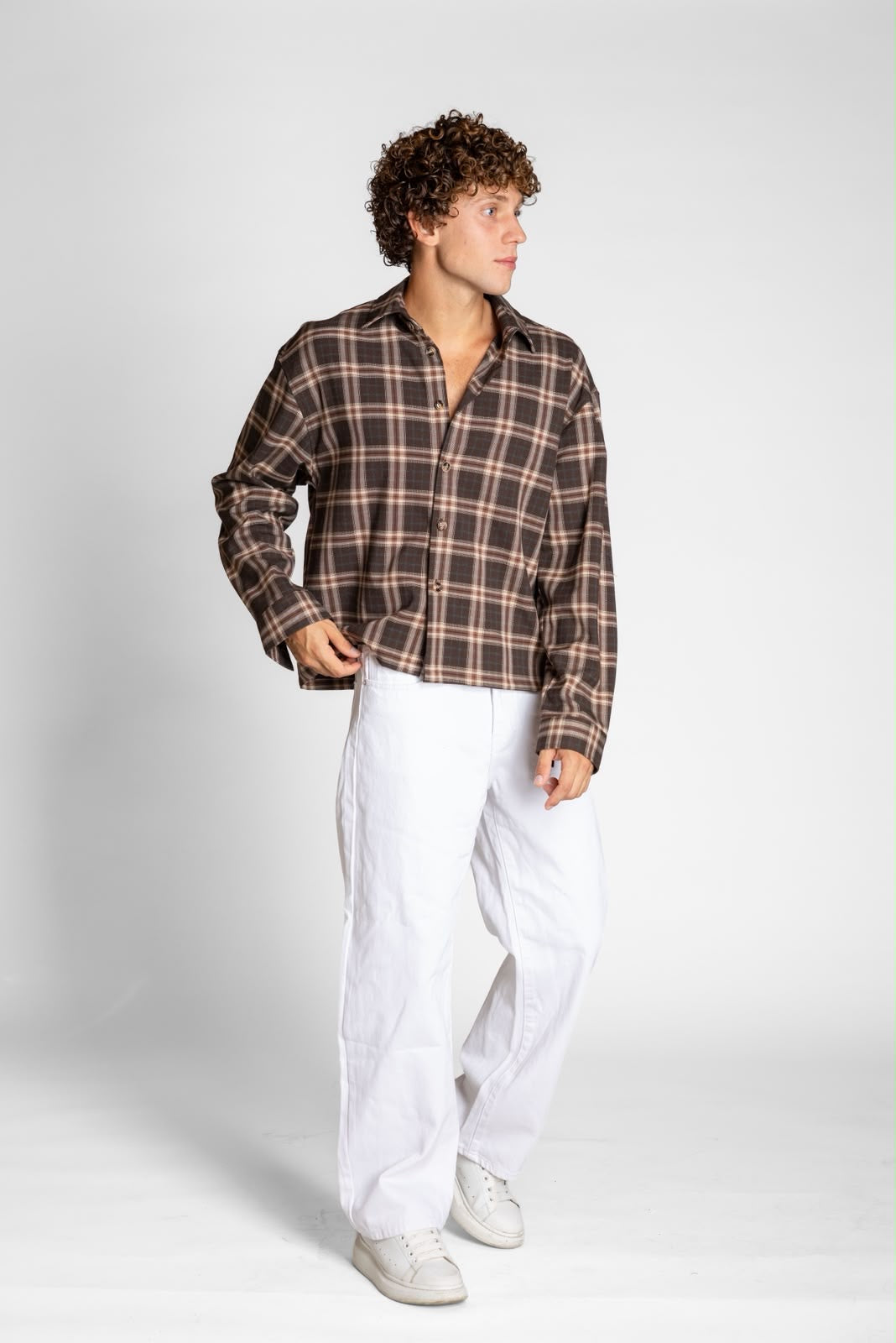 JEANS BAGGY BIANCO