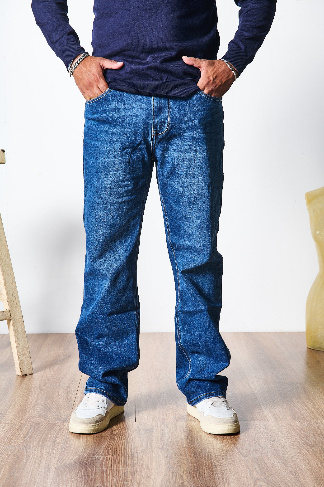 JEANS CLEANY BLUE