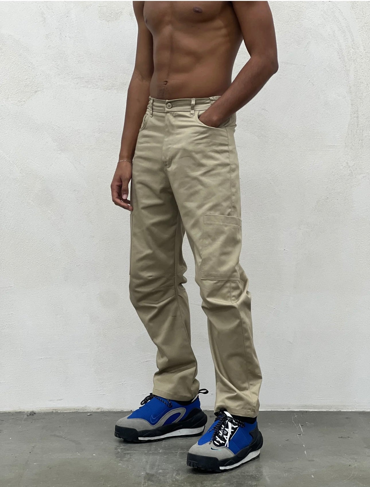 PANTALONE CARGO BAGGY BEIGE