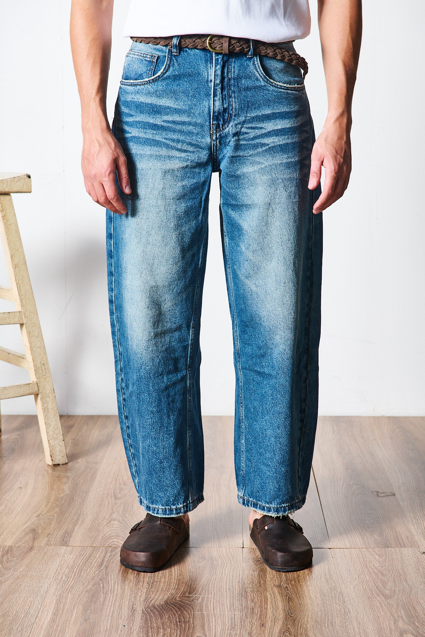 JEANS BALLOON SCURO