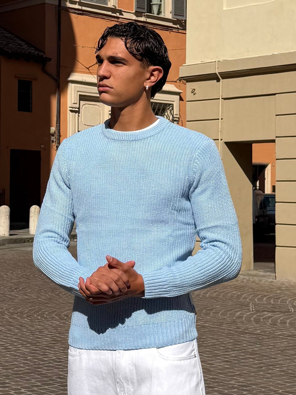 MAGLIONE AZZURRO