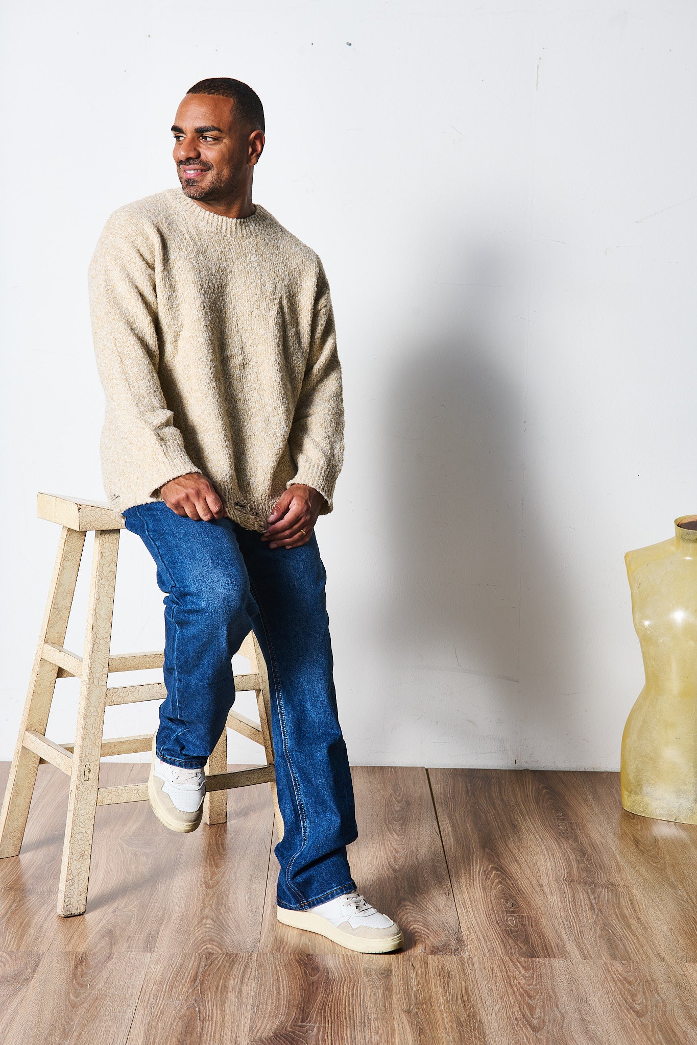 MAGLIONE OVER BEIGE