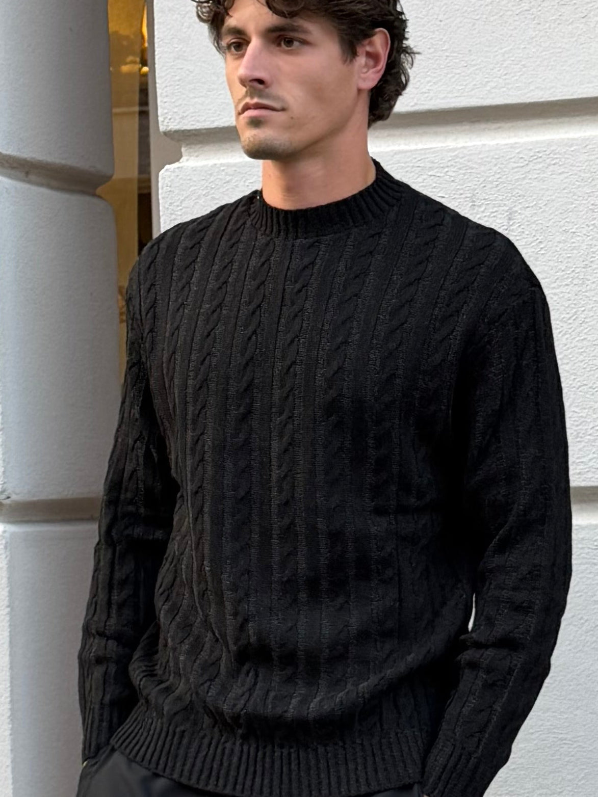 MAGLIONE INTRECCIATO