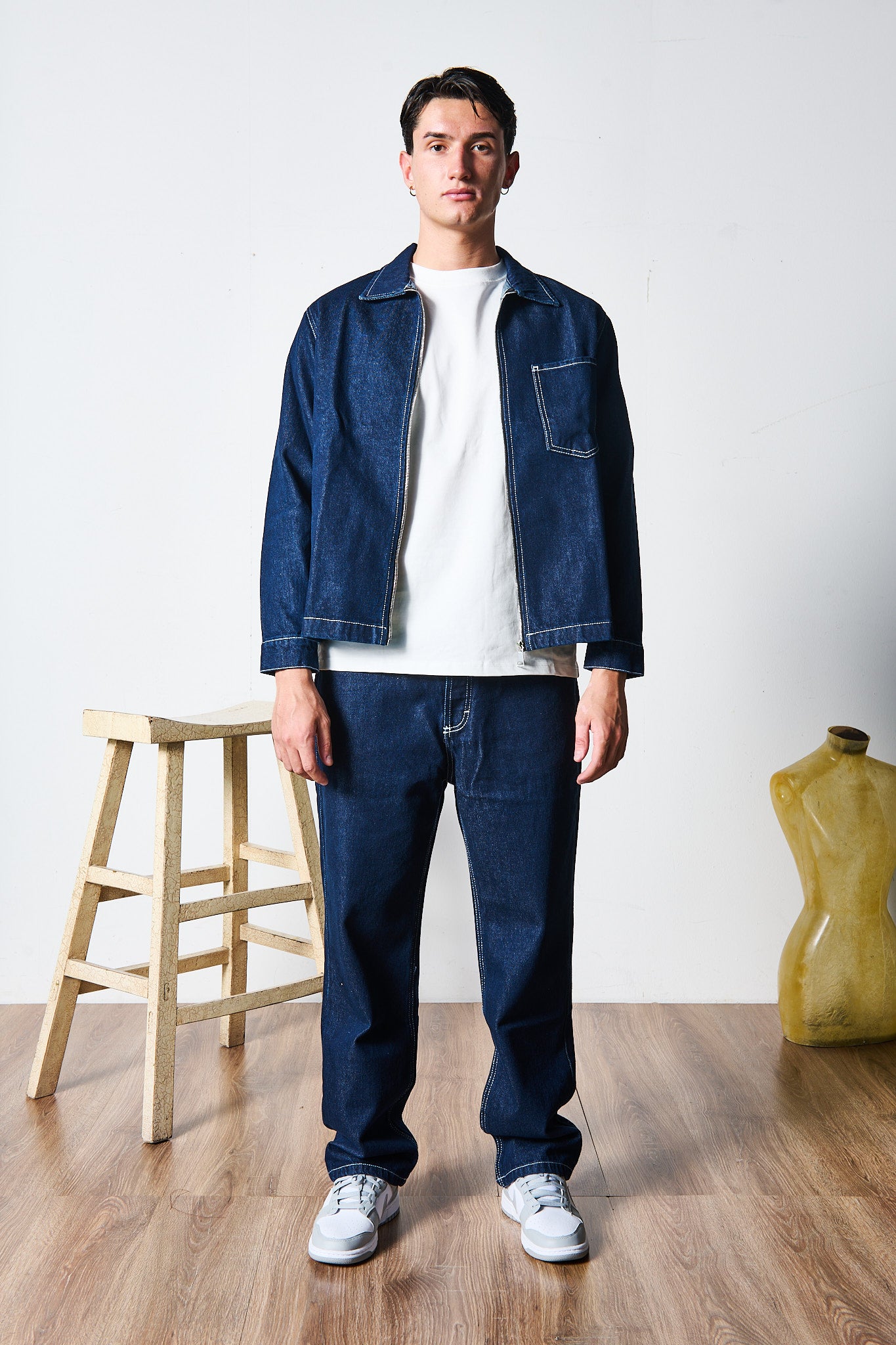 COMPLETO DENIM ZIP