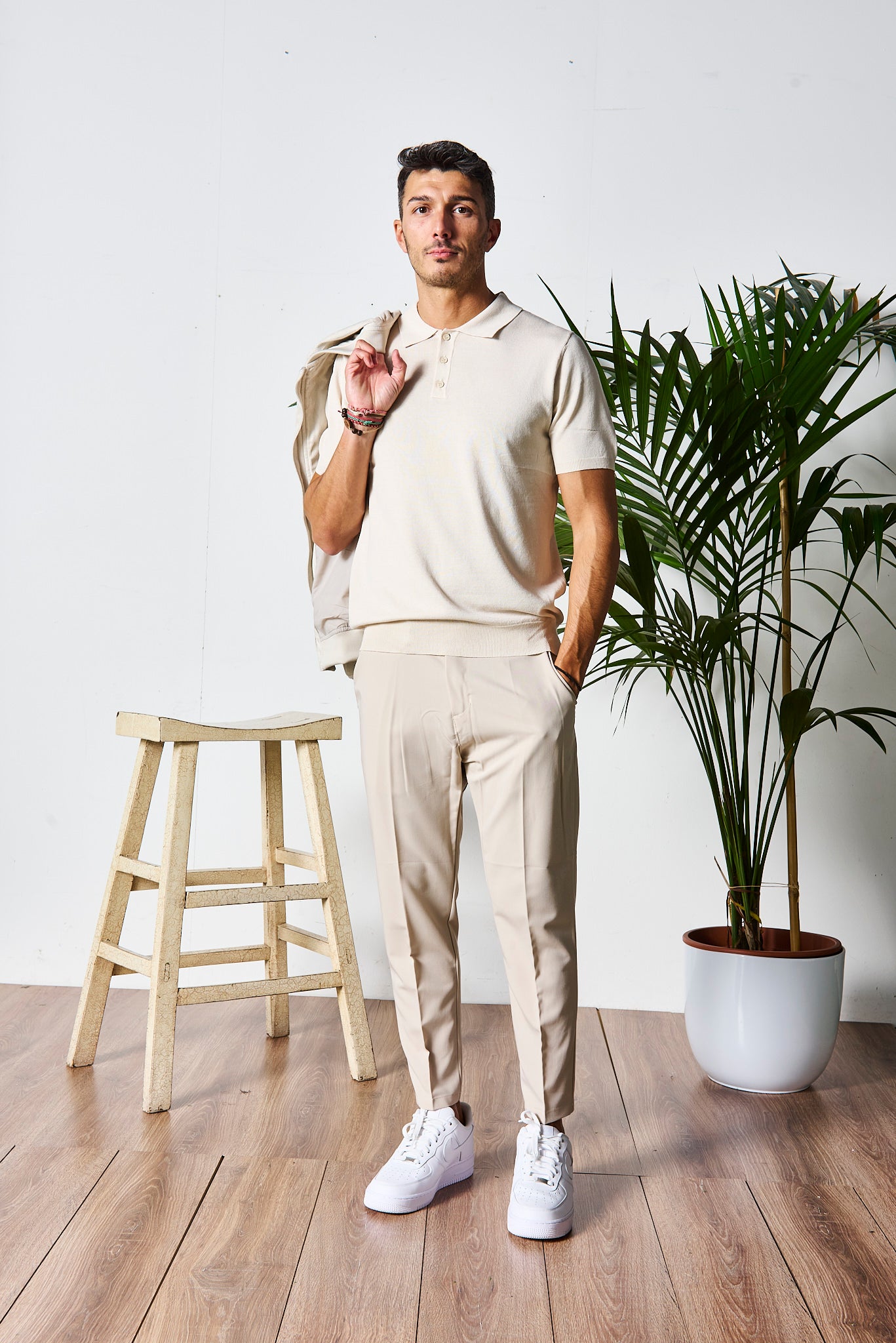 PANTALONE ELEGANTE BEIGE