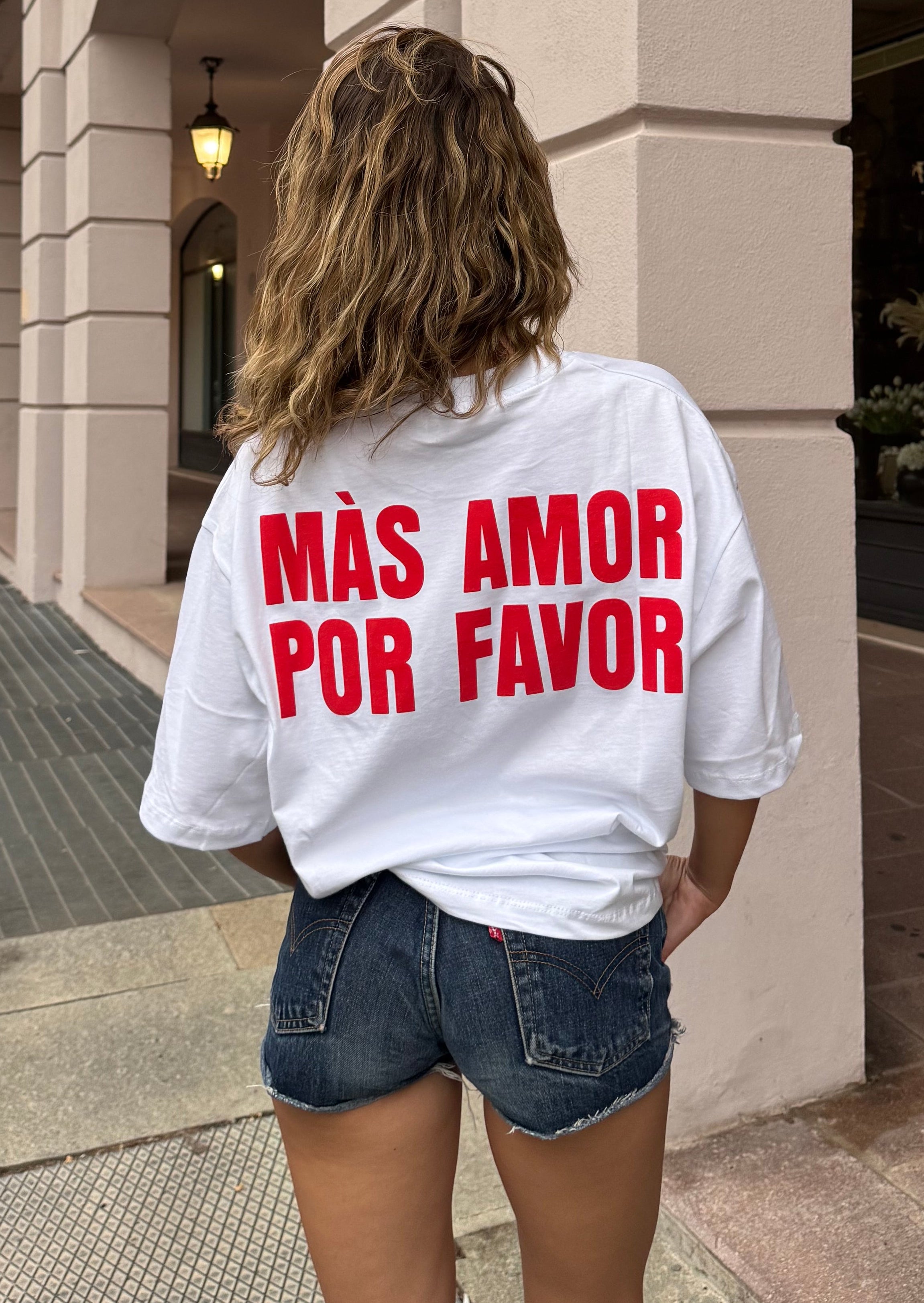 T-SHIRT MAS AMOR BIANCA