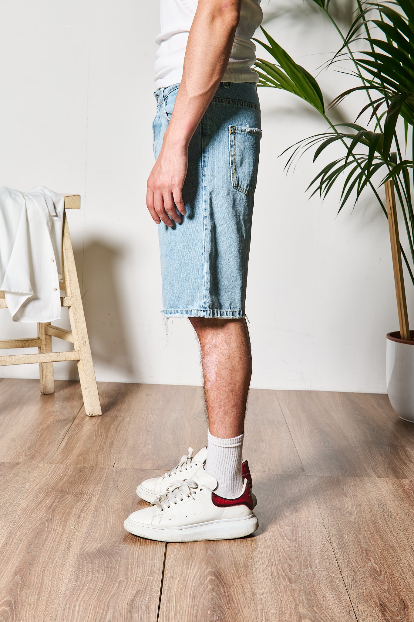 BERMUDA DENIM CHIARO
