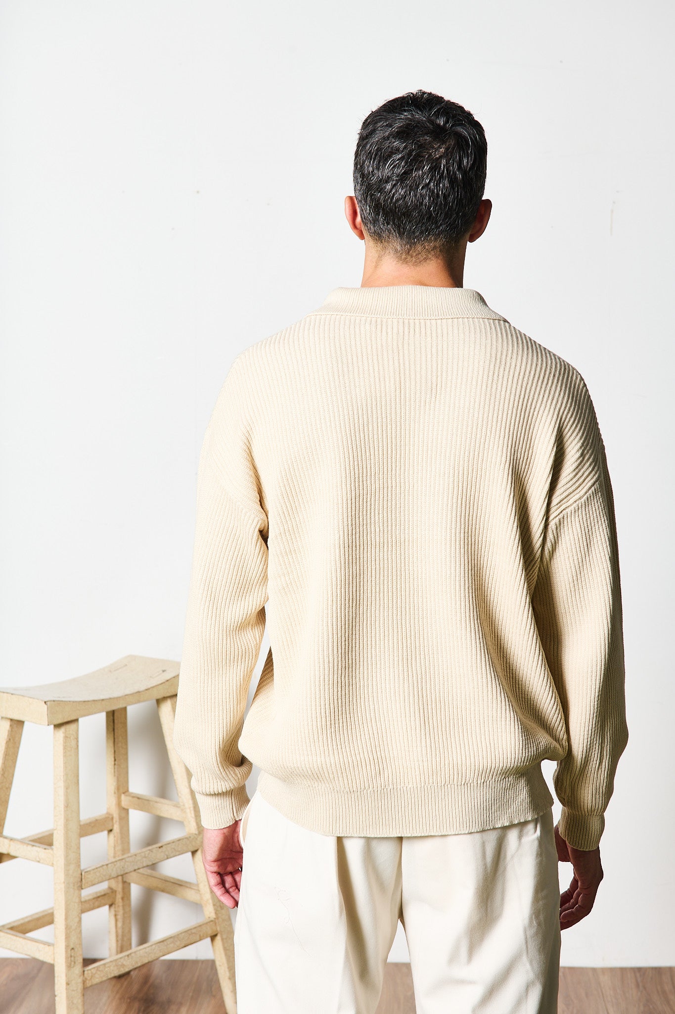 MAGLIONE POLO BEIGE
