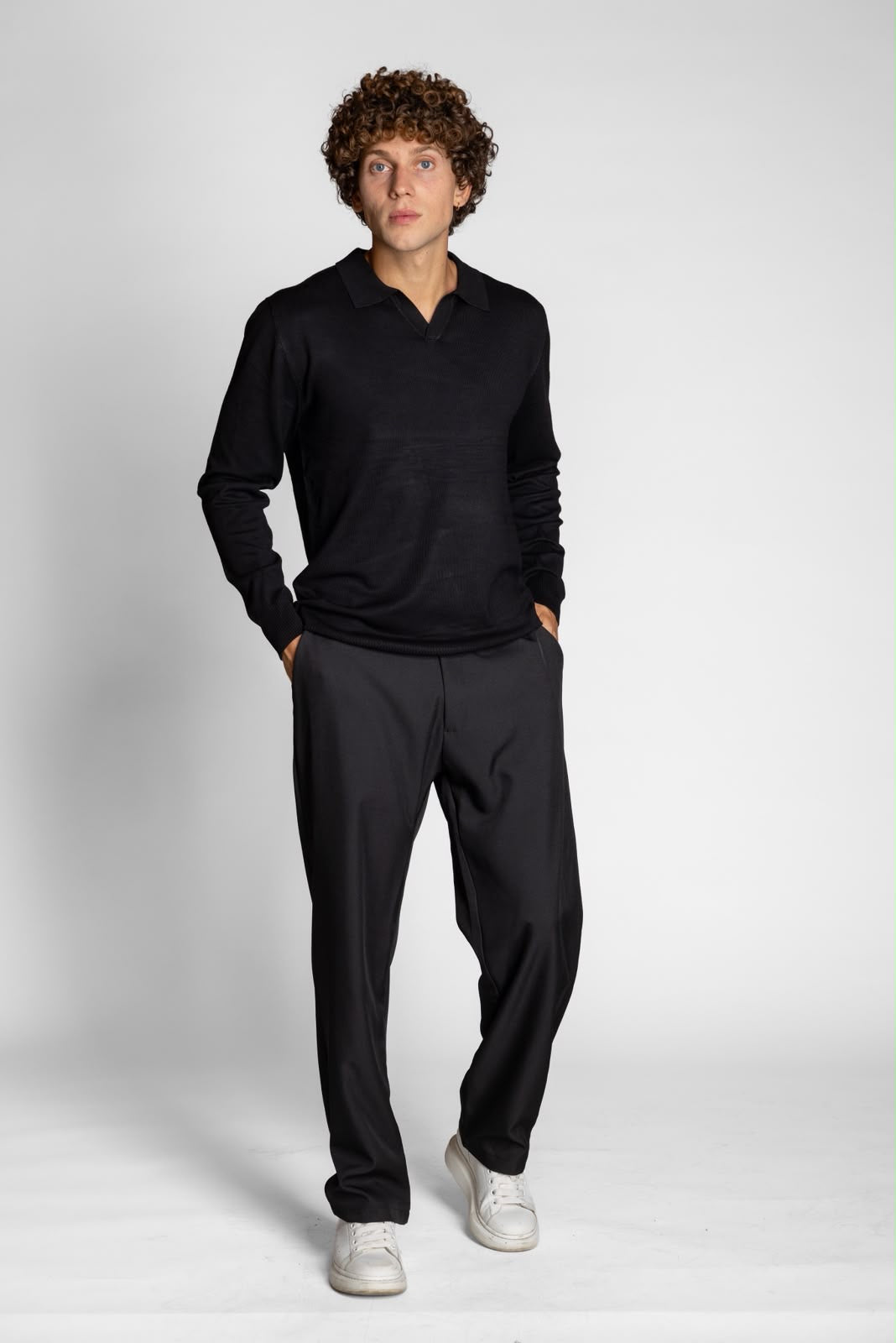 POLO SCOLLO V NERA