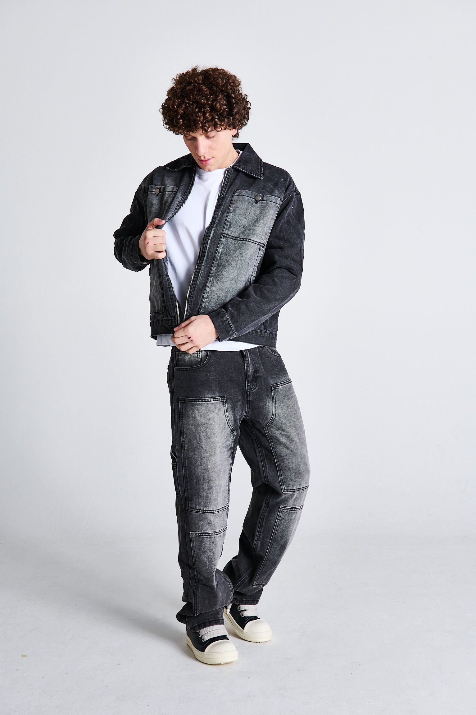 COMPLETO DENIM WASHED CARPENTER