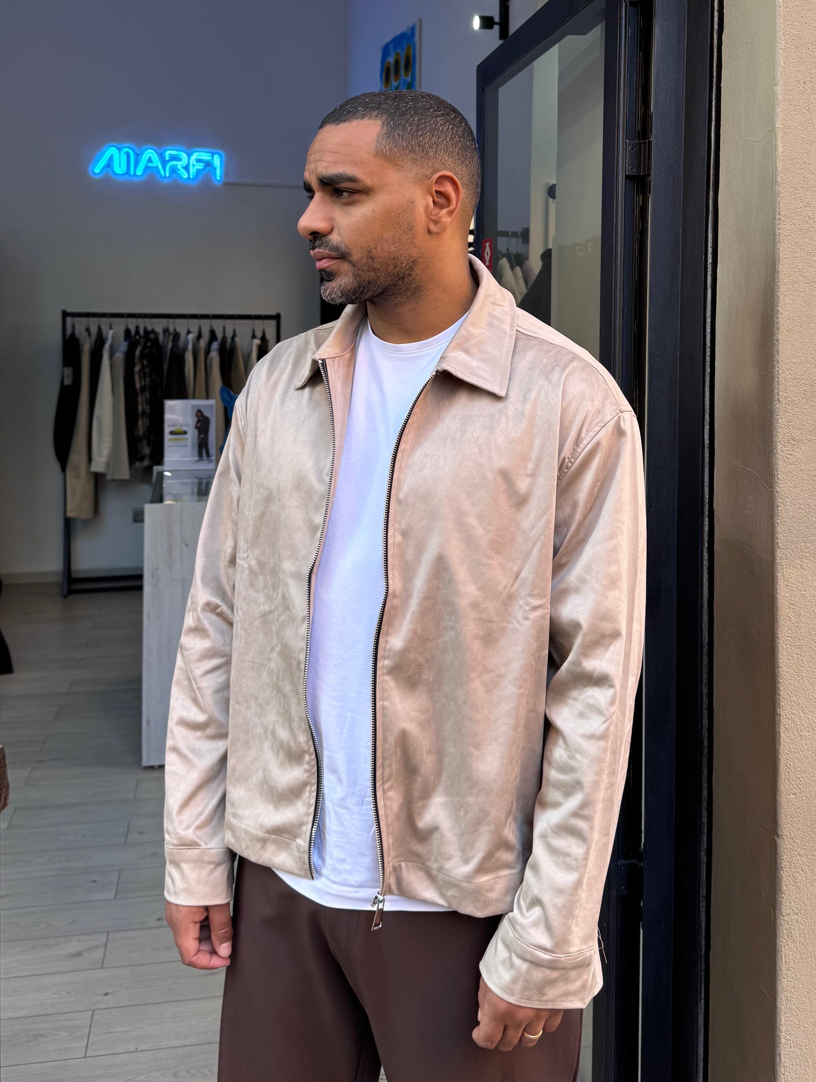 GIACCA SCAMOSCIATA CAMMELLO