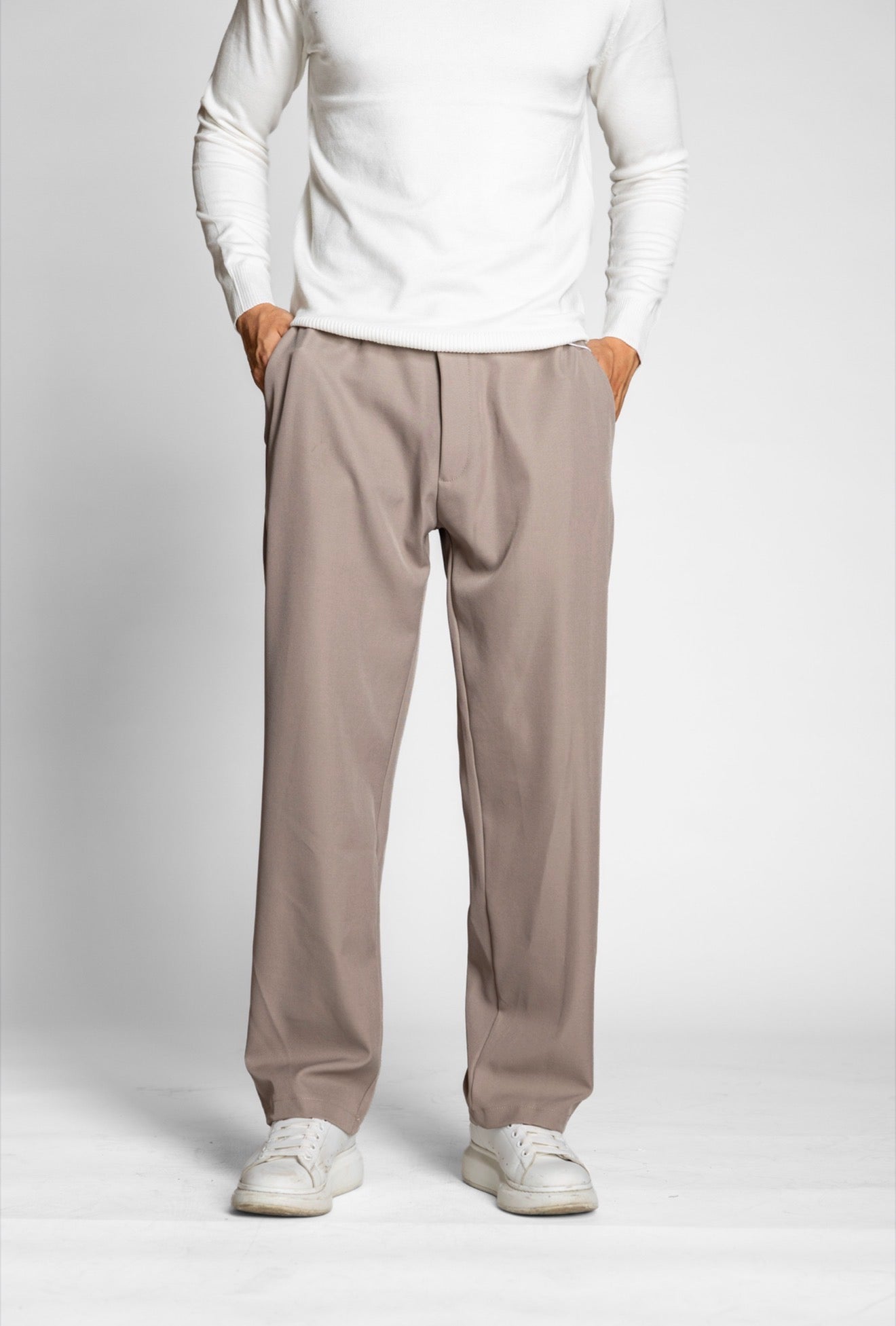 PANTALONE PALAZZO BEIGE