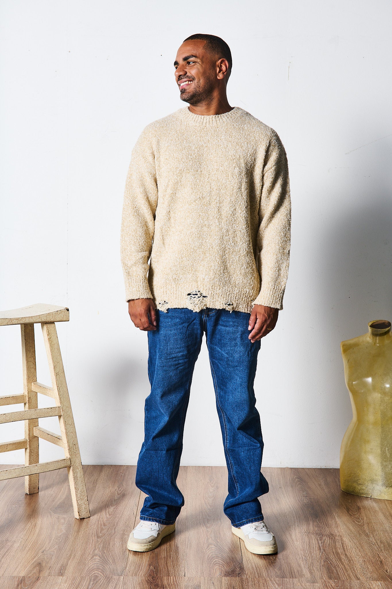 MAGLIONE OVER BEIGE