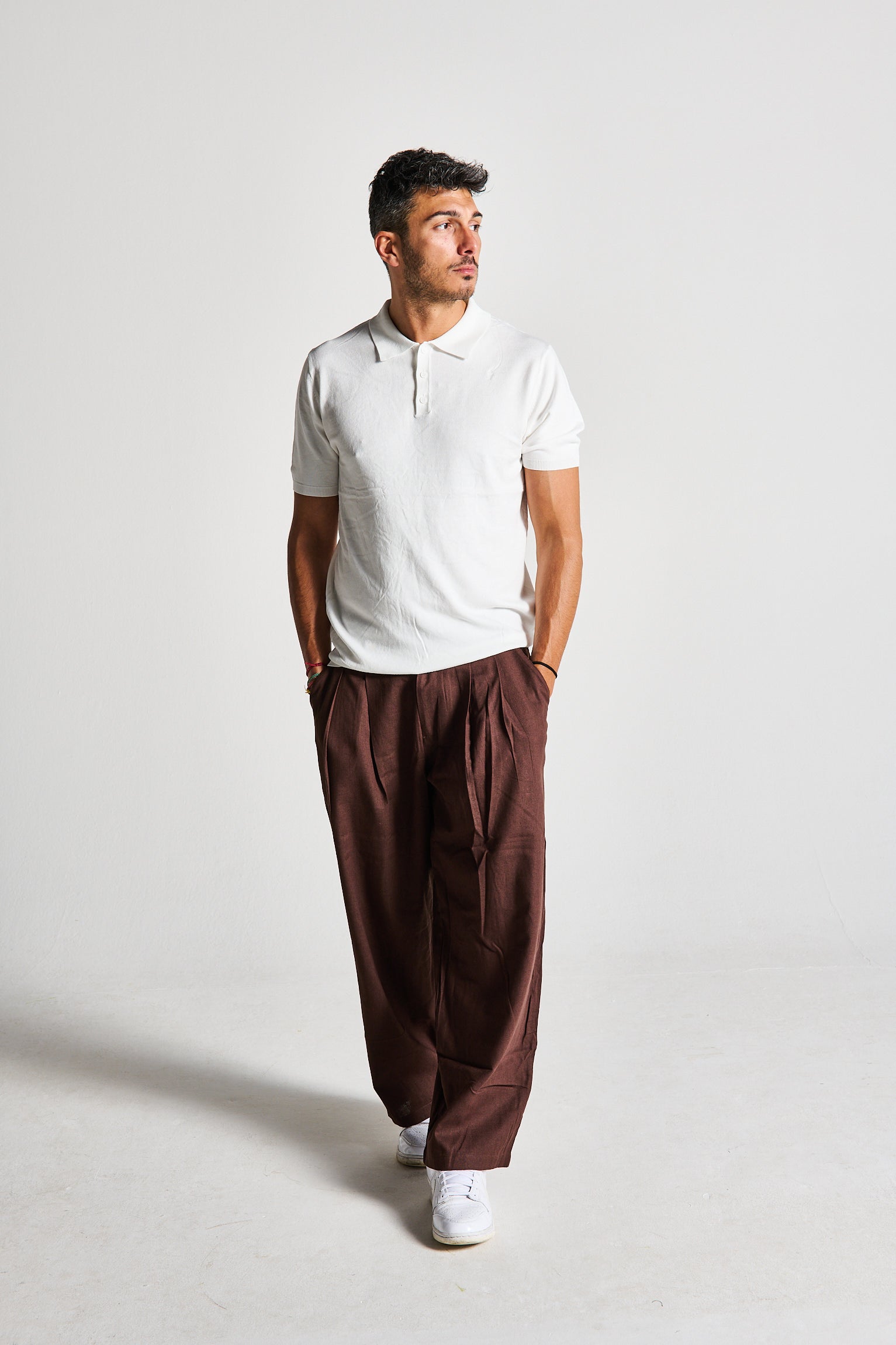 PANTALONE PENCES MISTO LINO MORO