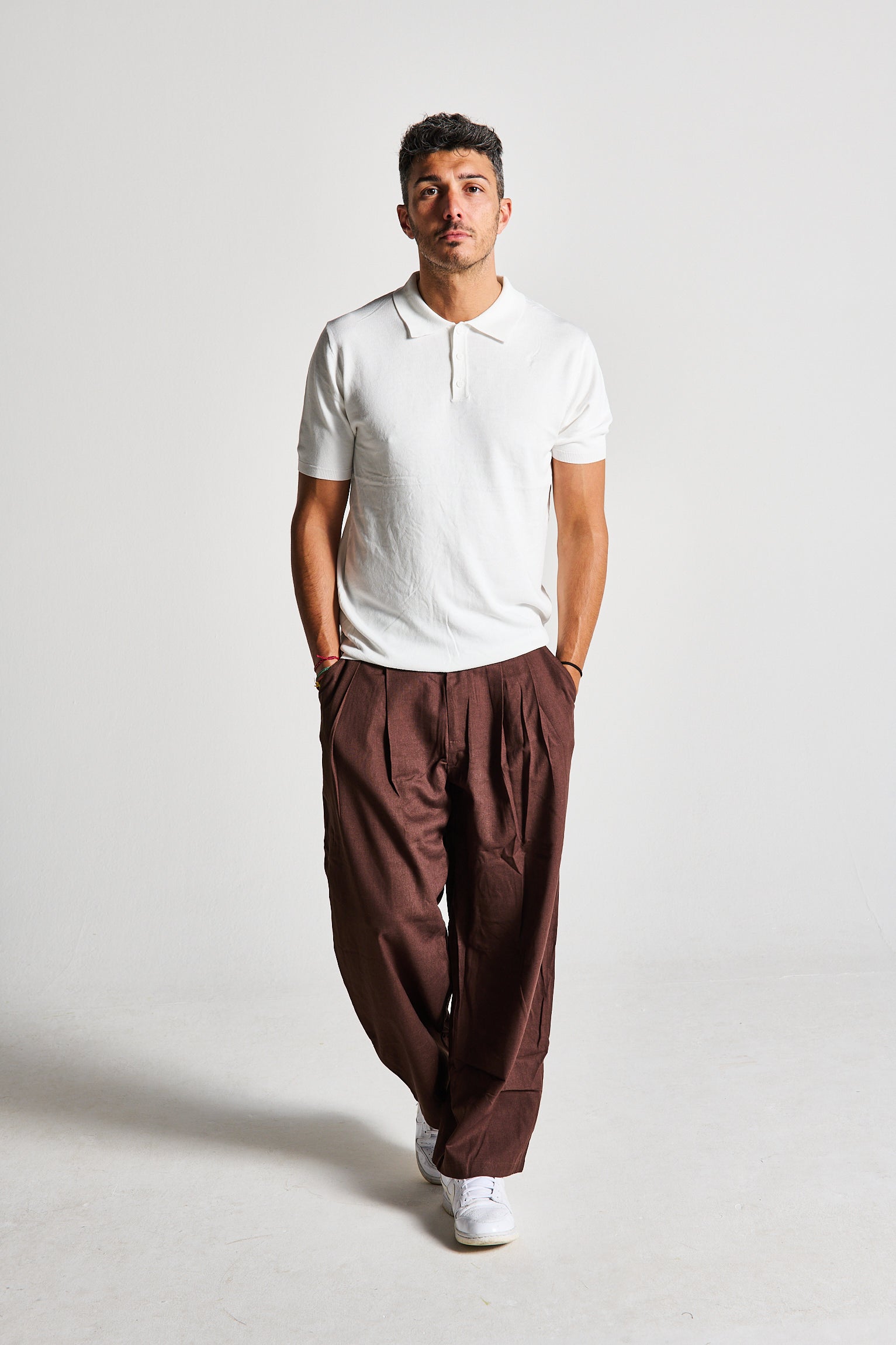 PANTALONE PENCES MISTO LINO MORO