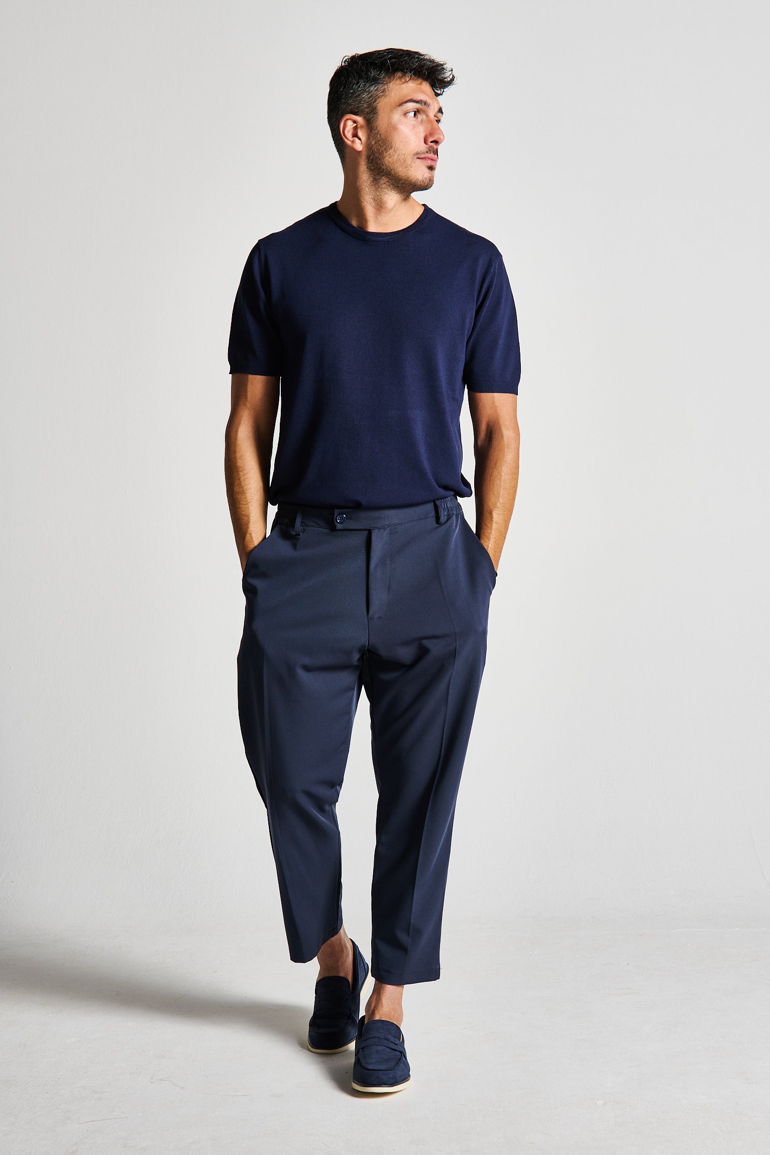 PANTALONE CHINO BLU