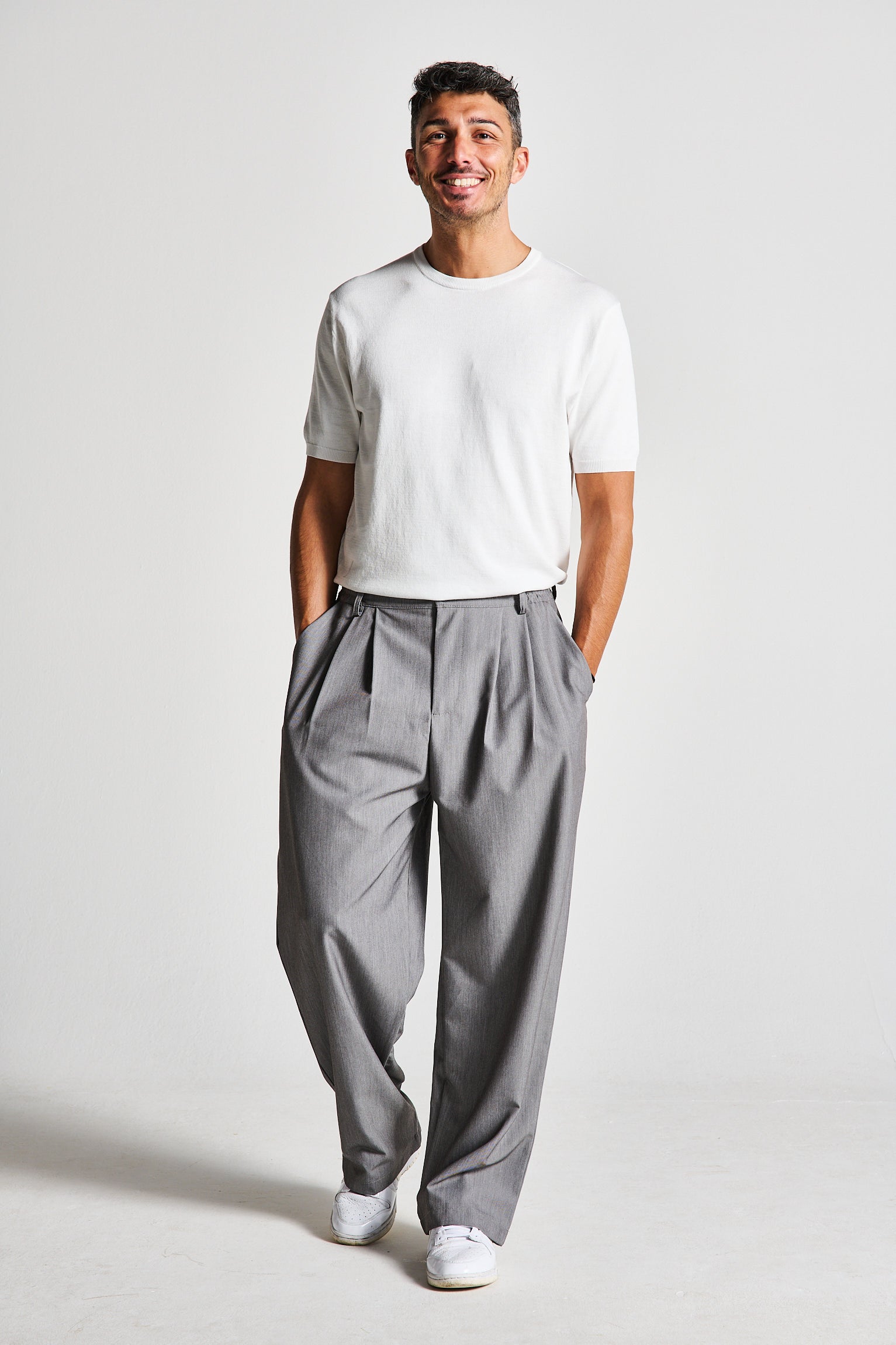 T-SHIRT IN FILO BIANCA