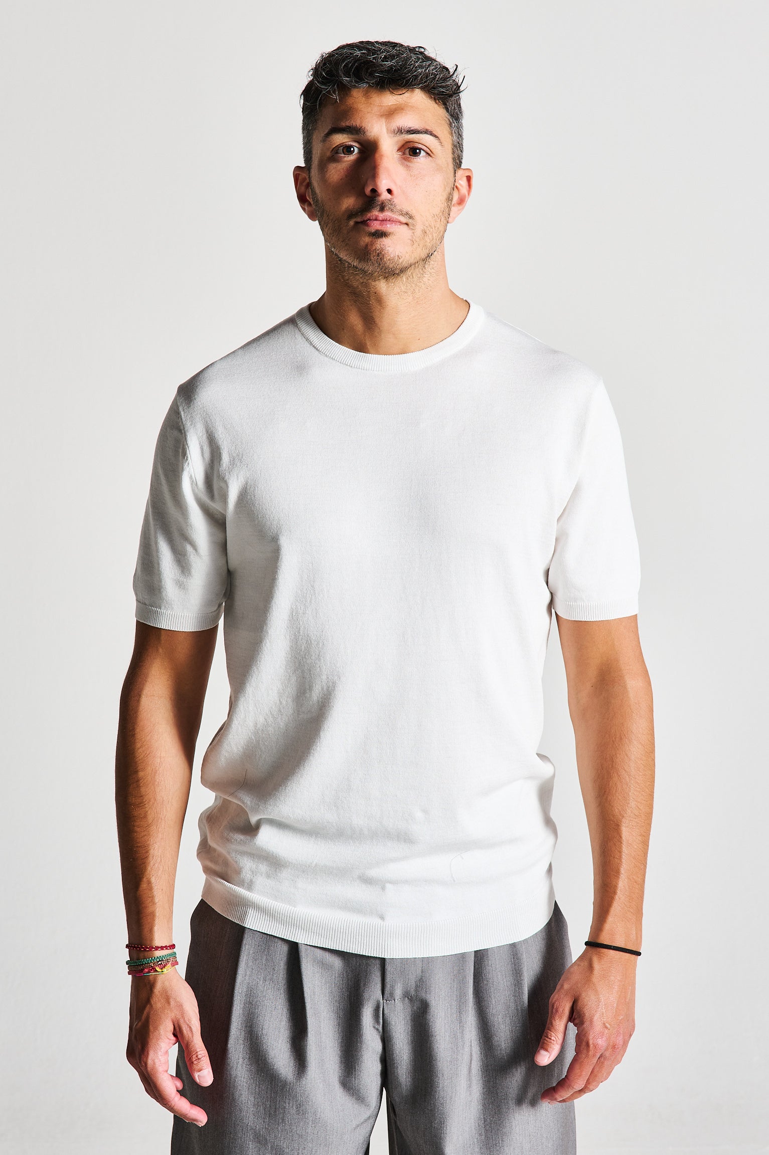 T-SHIRT IN FILO BIANCA