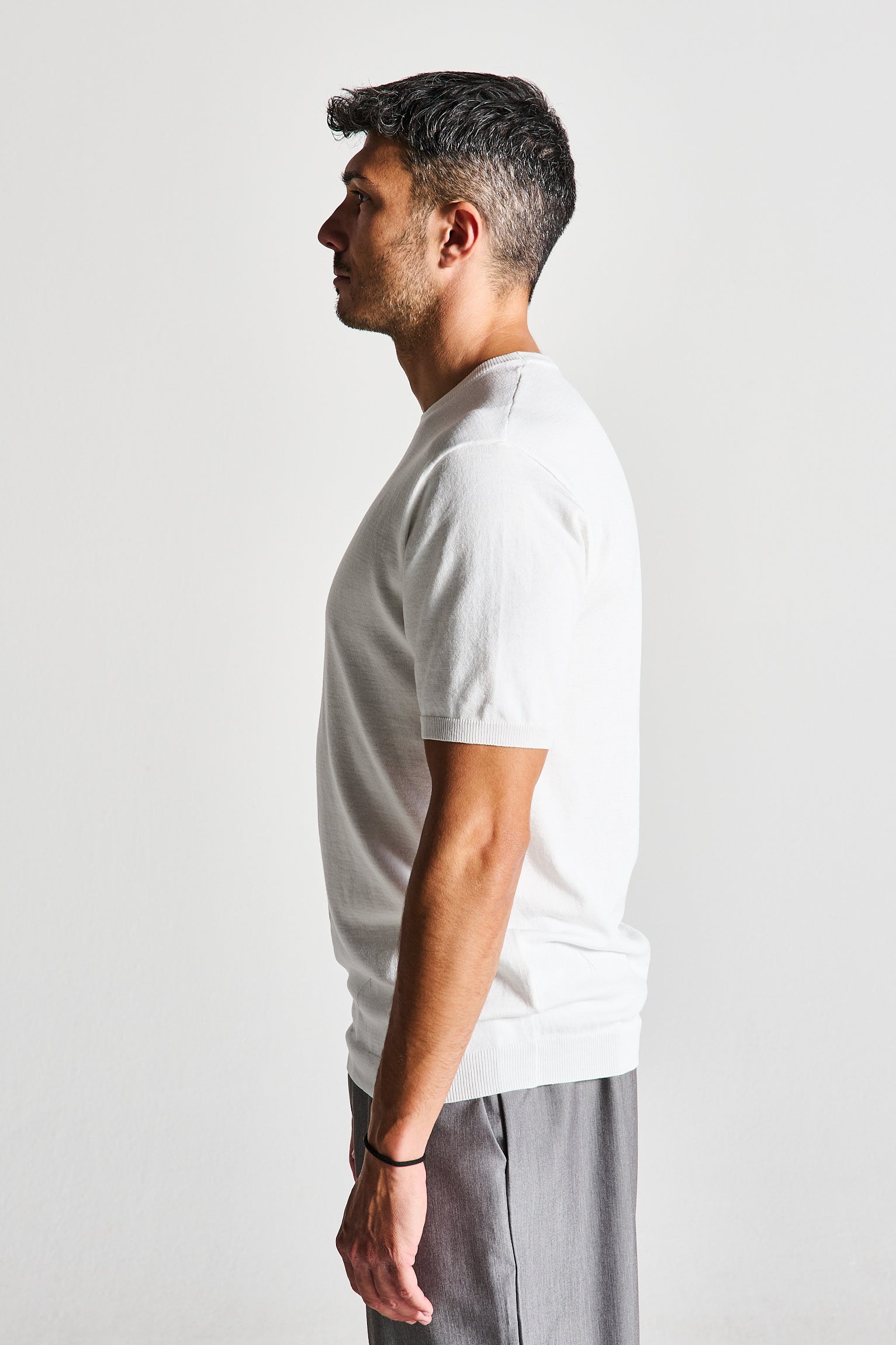 T-SHIRT IN FILO BIANCA