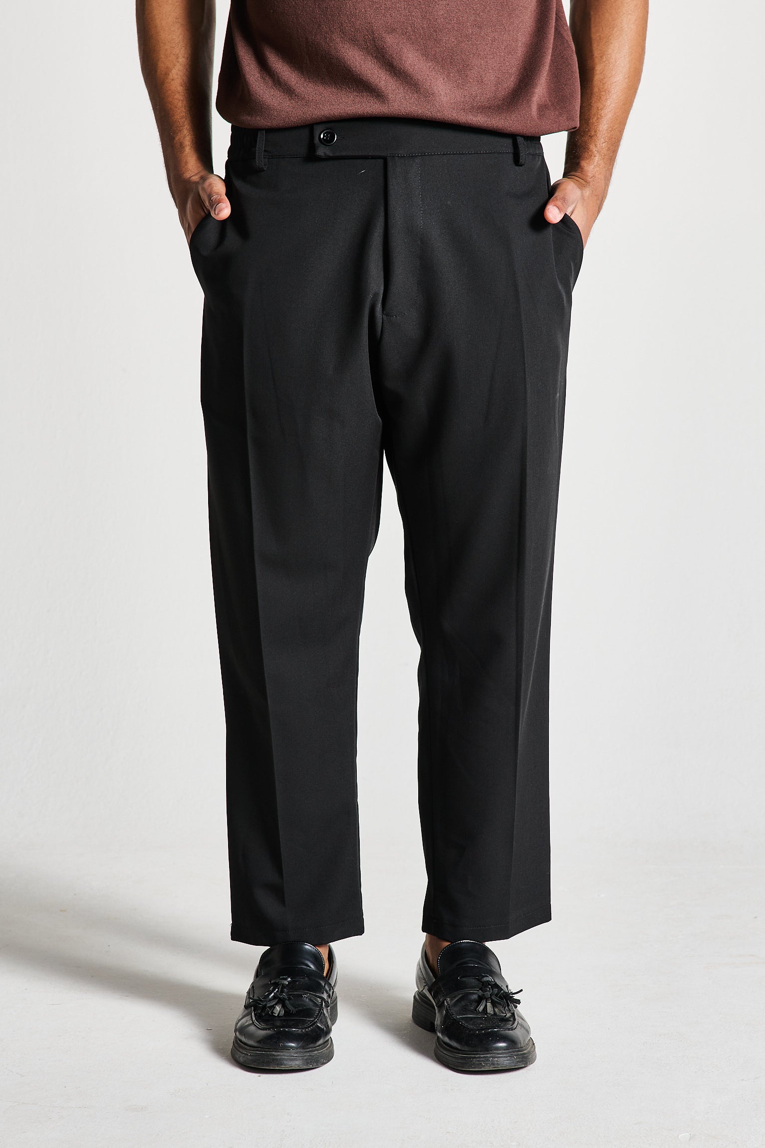 PANTALONE NERO CHINO