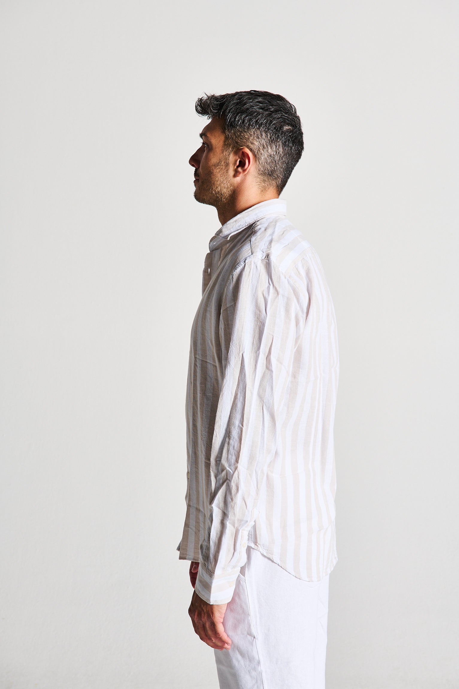CAMICIA SANTORINI LINO BEIGE
