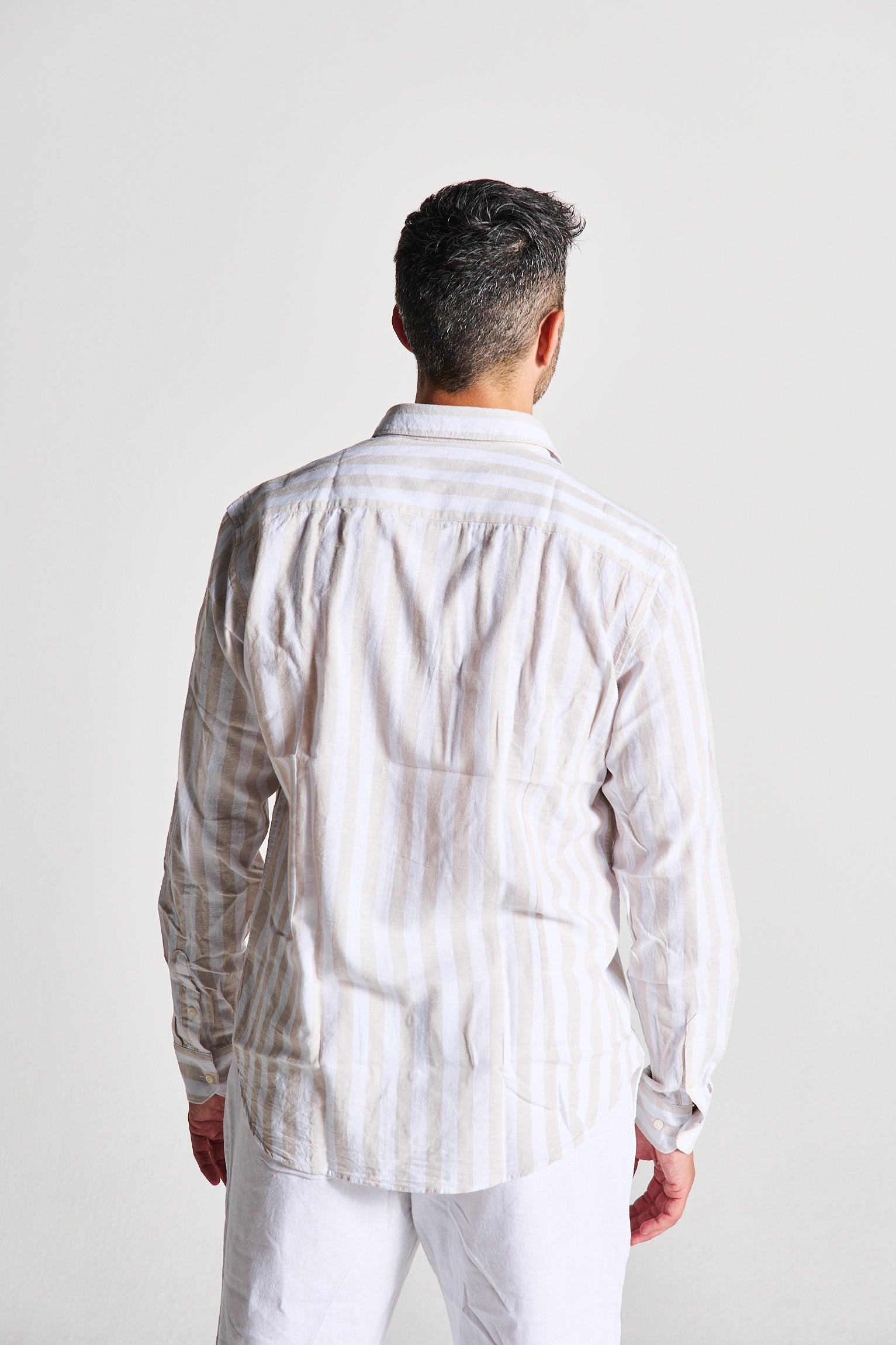 CAMICIA SANTORINI LINO BEIGE