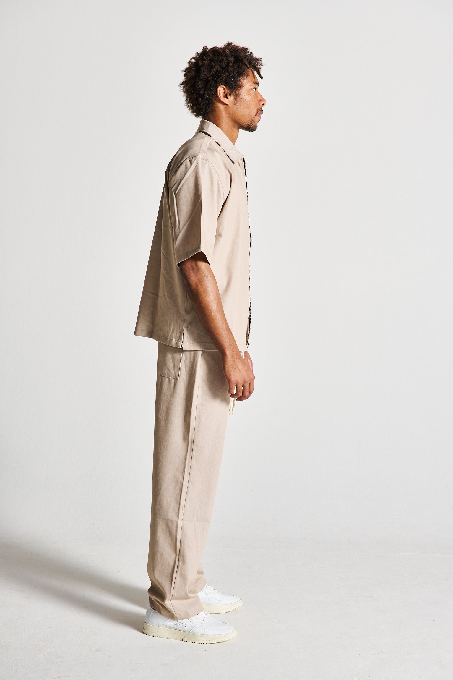 COMPLETO REBEL ZIP BEIGE