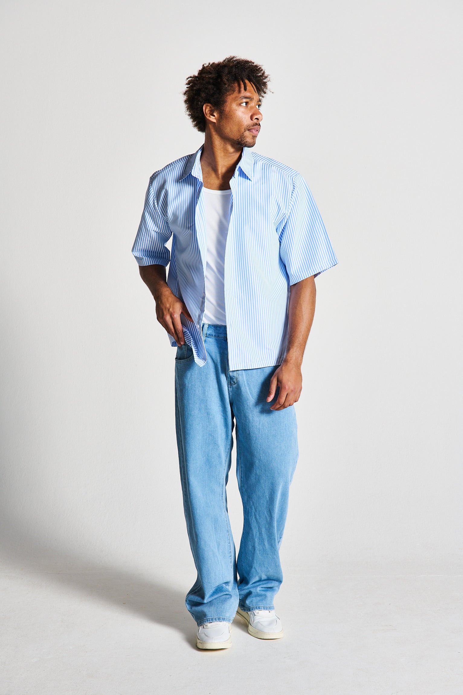 CAMICIA SANTORINI MEZZA MANICA