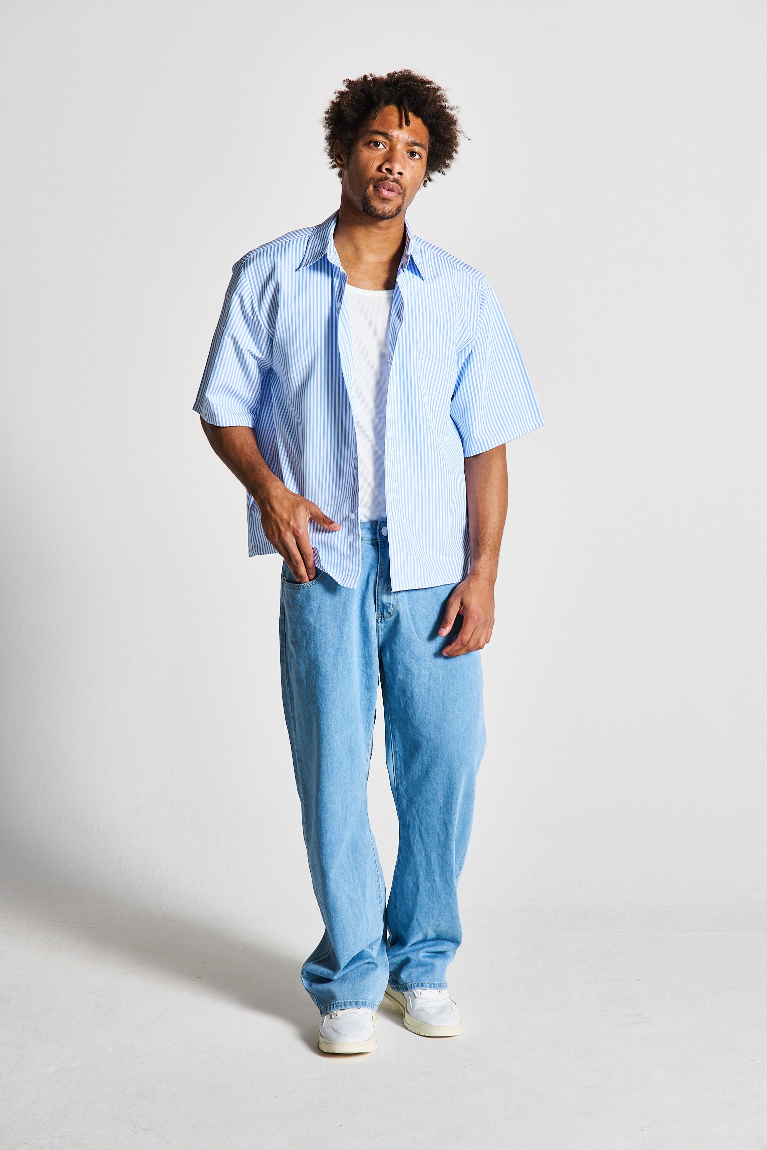 CAMICIA SANTORINI MEZZA MANICA