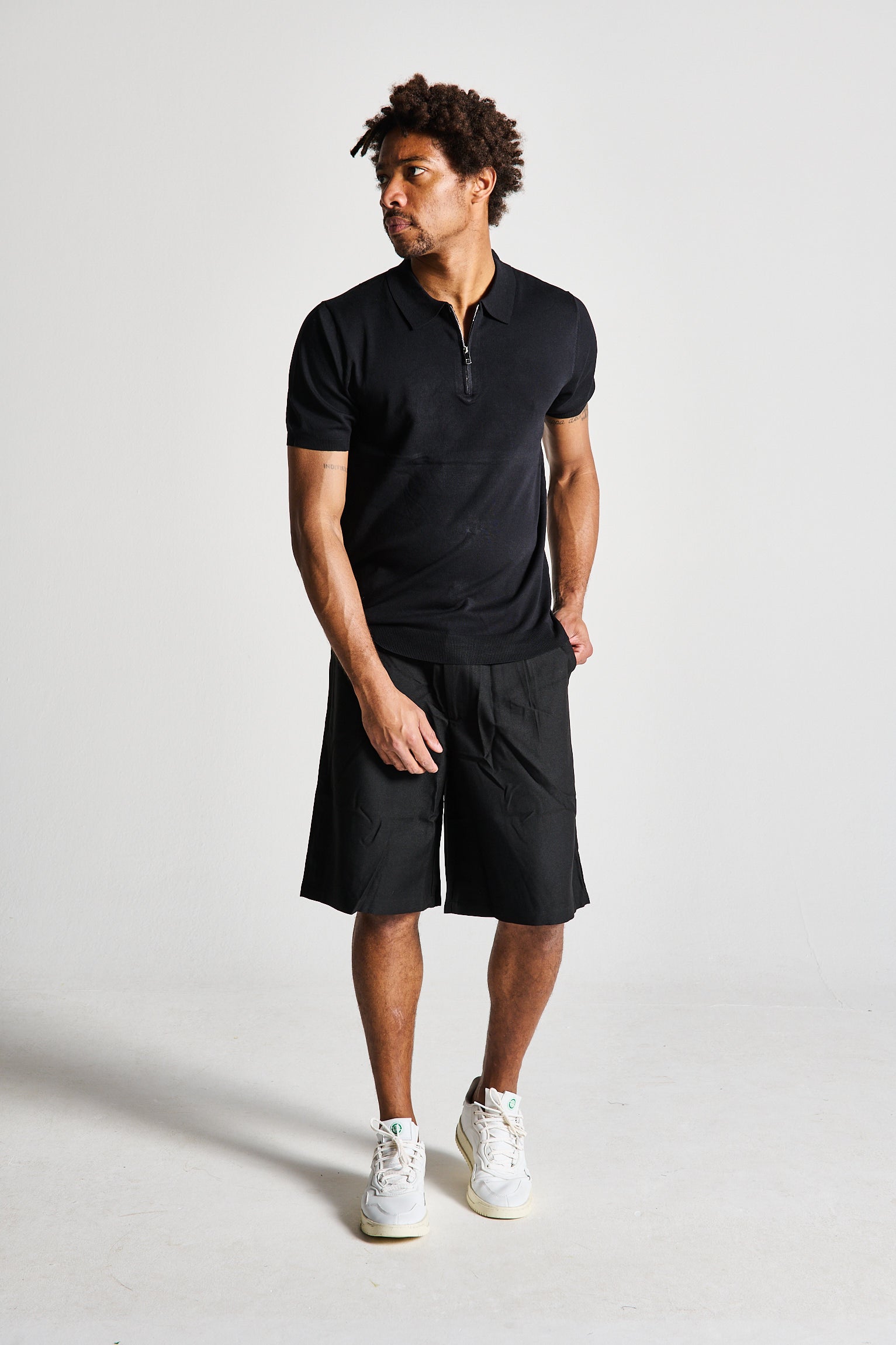 BERMUDA ELEGANTE NERO