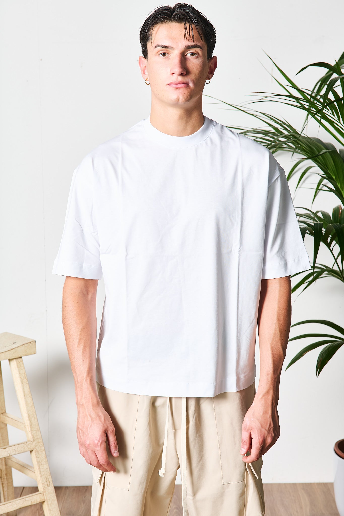 T-SHIRT CROP WHITE
