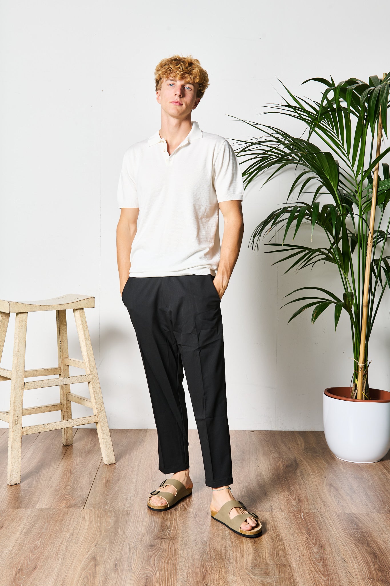 PANTALONE NERO CHINO