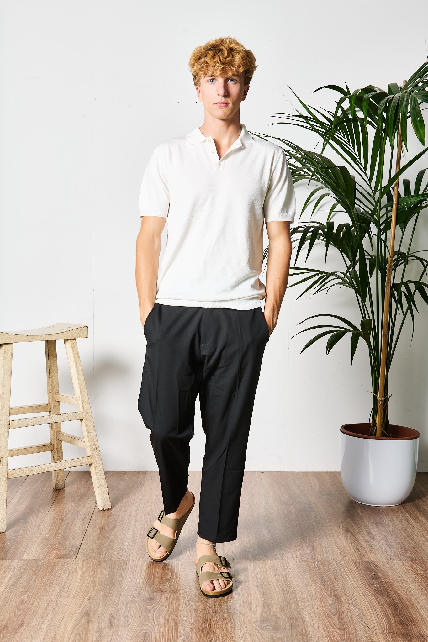 PANTALONE NERO CHINO